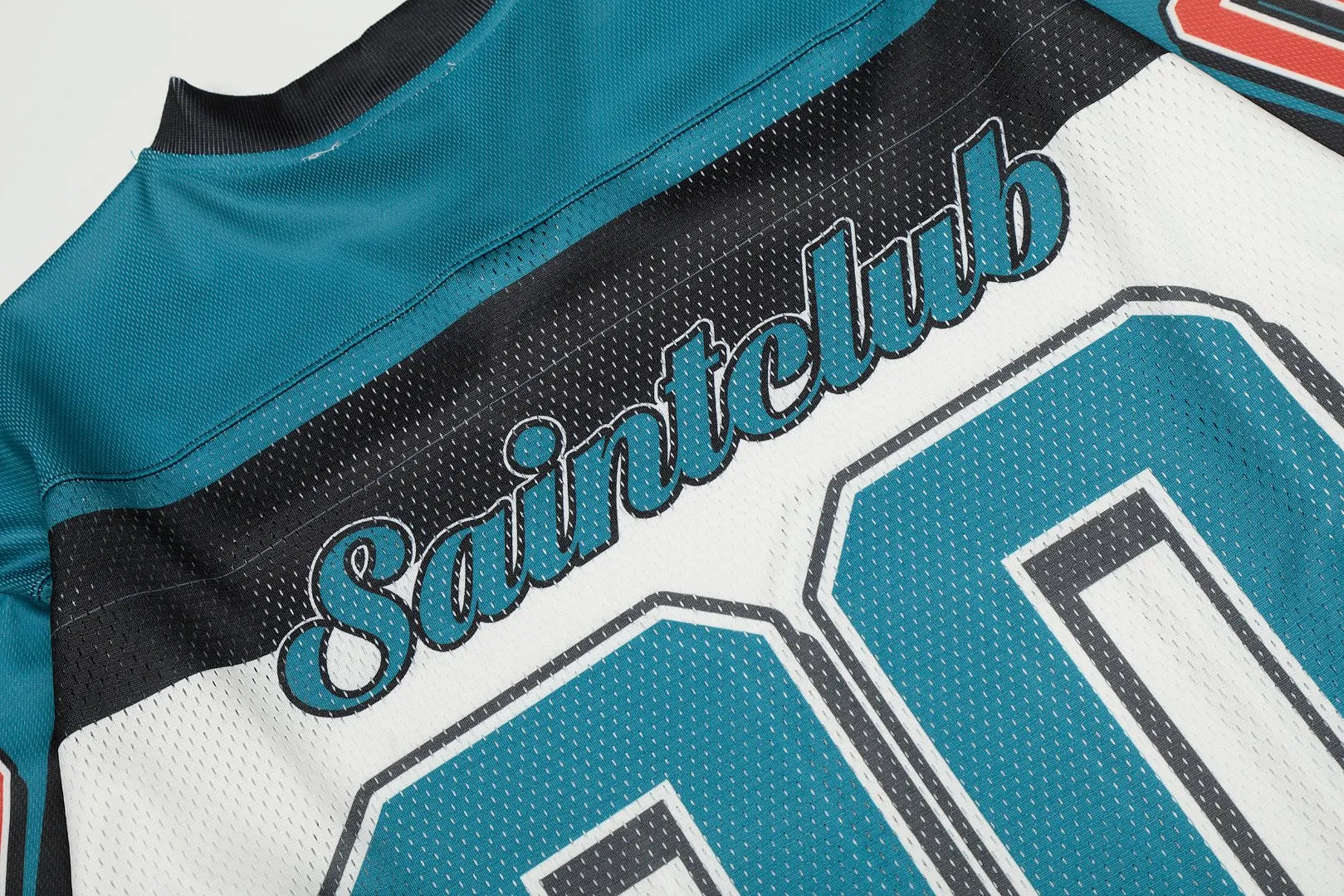 SAINT MICHAEL mesh splicing long-sleeved vintage bottoming shirt Style number: S3606 Size: M L XL Wholesale price: 136 Color: Picture color